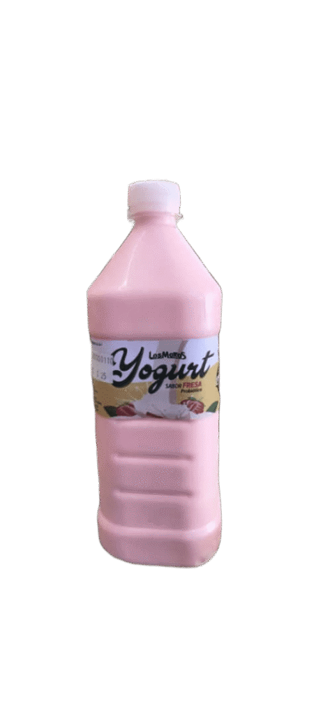 Yogurt Probiótico Los Moros 1L Fresa